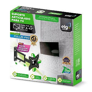 Suporte Articulado para TV ELG FULL20 PRO