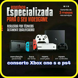 Assistência Técnica Para Video Games Linha Playstation e Xbox Em Geral