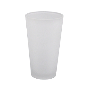 Copo de Vidro de Refrigerante 450ml - Jateado