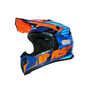 Capacete IMS Extreme Azul/Laranja