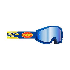 Óculos FMF PowerCore Flame Navy - Espelhado