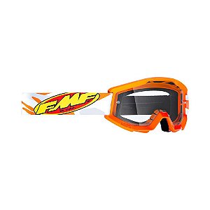 Óculos FMF PowerCore Assault Cinza/Laranja - Transparente