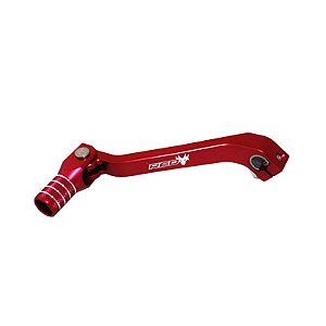 Pedal de Câmbio Alumínio para CRF250F com Bucha de Aço Red Dragon Vermelho