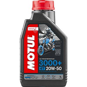 Óleo Motul 3000+ 20W50 4T 1 Litro