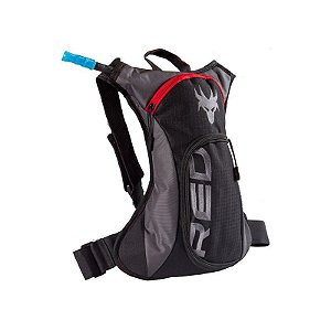 Mochila de Hidratação Red Dragon Evolution 2L - Preto/Vermelho