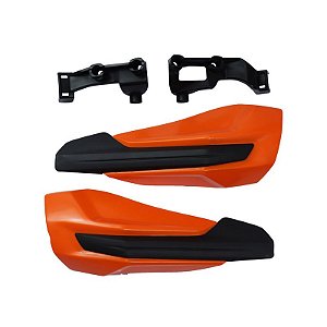 Protetor de Mão Snake MX KTM CROSS(16-22) END(17-23)/HUSQ CROSS(17-22) END(17-23) AMX Laranja