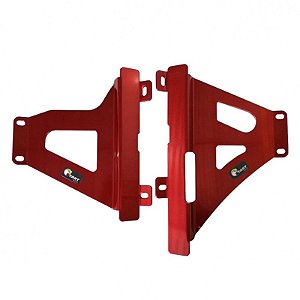 Protetor de Radiador Lateral MX CRF450R/RX Start Racing Vermelho