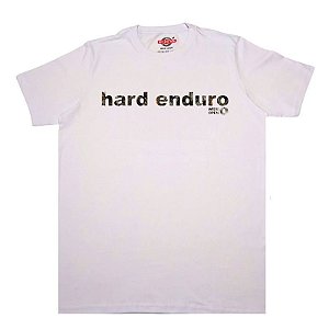 Camiseta Adulto PRO ES HARD ENDURO Wide Open - Branco