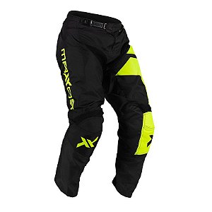 Calça Mattos Racing Infantil Icon 23 Amarelo Fluor