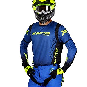 Camisa Mattos Racing Start 23 - Azul