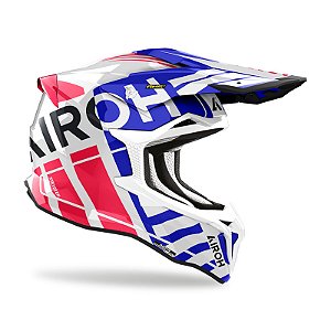 Capacete AIROH Strycker Skin Vermelho Gloss - Webtrilhas Capacete AIROH Strycker Skin Vermelho Gloss - Webtrilhas