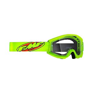 Óculos FMF PowerCore Juvenil Core Amarelo Fluor - Transparente