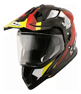 Capacete Helt Cross Vision Glass Drakar