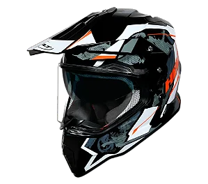 Capacete Helt Cross Vision Glass Ride