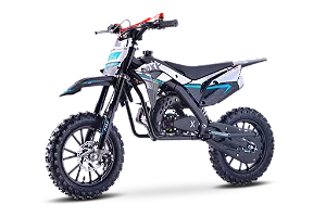 Moto MXF Ferinha 49cc Com Partida Elétrica 2T - Azul