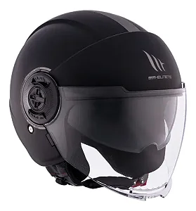 Capacete MT Helmets Viale SV S Solido A1 Negro Mate