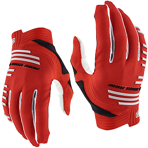 Luva 100% R-Core Racer Vermelho