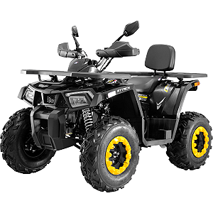Quadriciclo MXF Attack 200cc Com Partida Elétrica 4T - Preto
