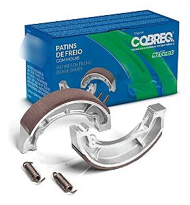 Patins de Freio com Molas Cobreq Biz Bros XLS 0320-CP