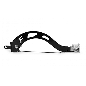 Pedal de Freio Preto Ponta Retrátil Prata CRF250 e CRF300