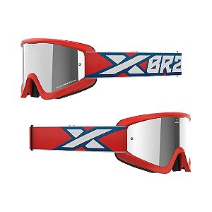 Óculos XBRAND Gox Flat-Out (Espelhado Fumê) - Vermelho