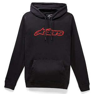 Moletom Alpinestars Blaze Pullover Preto/Vermelho