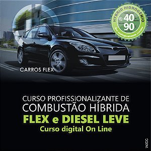 01 CURSO DIGITAL DE CONVERSÃO HÍBRIDA - Flex/Diesel Leve