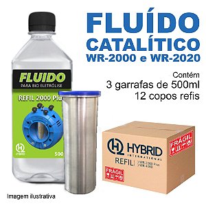12 FLUIDO CATALÍTICO para reator de hidrogênio equipamento  WR2000-R 12 unds