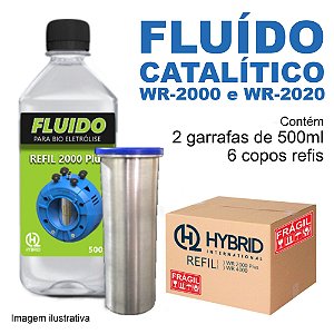 12 FLUIDO CATALÍTICO para reator de hidrogênio equipamento WR2000-R 06 unds