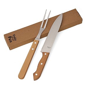 Kit Churrasco 2 Peças Personalizado - 10 unidades