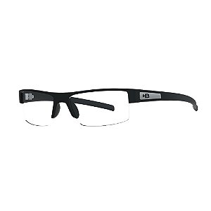 Armação de Óculos HB 0398 Matte Black - 57