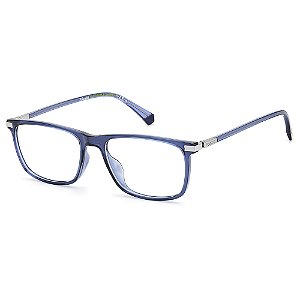 Armação de Óculos Polaroid Pld D458/G PJP - 54 Azul