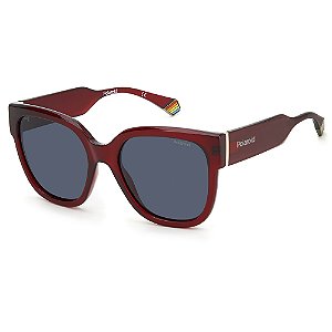Óculos de Sol Polaroid Pld 6167/S C9A - 55 Vermelho