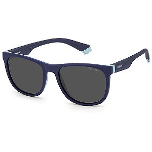 Óculos de Sol Infantil Polaroid Pld 8049/S ZX9 - 49 Azul