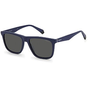 Óculos de Sol Polaroid Pld 2102/S/X FLL - 55 Azul