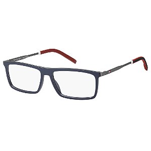 Armação de Óculos Tommy Hilfiger Th 1847 FLL - 55 Azul