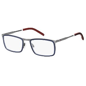 Armação de Óculos Tommy Hilfiger Th 1844 FLL - 55 Azul