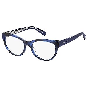 Armação de Óculos Tommy Hilfiger Th 1863 38I - 53 Azul