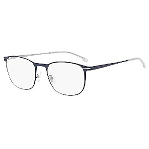 Armação de Óculos Hugo Boss 1247 KU0 - Azul 54