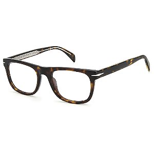 Armação de Óculos David Beckham DB 7085 086 - Marrom 52