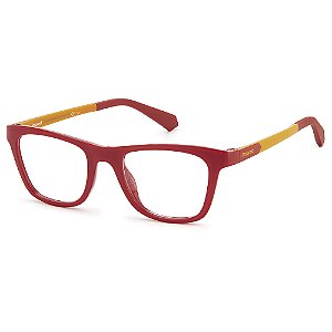 Armação de Óculos Infantil Polaroid PLD D829 - Vermelho 44