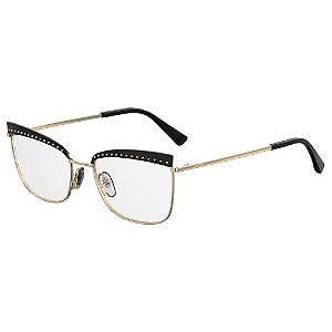 Armação de Óculos Moschino MOS531 000 - Dourado 55