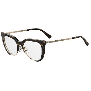 Armação de Óculos Moschino MOS530 086 - Marrom 52