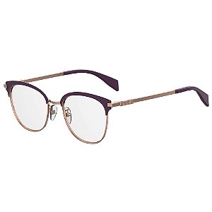 Armação de Óculos Moschino MOS523/F QHO - Violeta 52