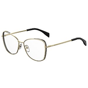 Armação de Óculos Moschino MOS516 J5G - Dourado 56