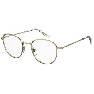 Armação de Óculos Levi-S Lv 1027 QWU - Dourado 50