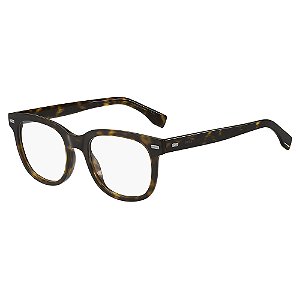 Armação de Óculos Hugo Boss 1444/N 086 - Marrom 52