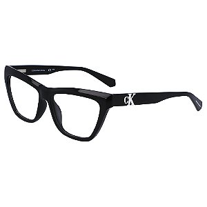 Armação de Óculos Calvin Klein Jeans CKJ23614 001 - Preto 54
