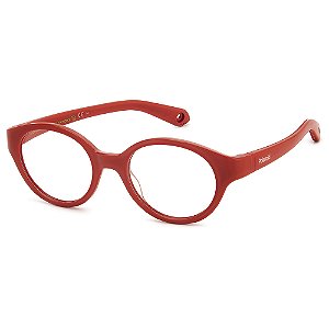 Armação de Óculos Infantil Polaroid Pld K007 - 42 Vermelho
