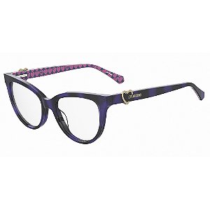 Armação de Óculos Moschino Love Mol609 HKZ - 52 Violeta